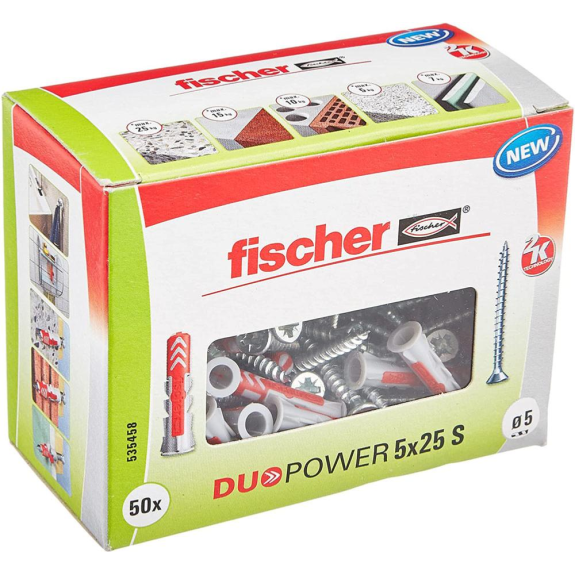 Duopower avec vis 6x30 S boite de 50, FIS535459-Lire la description