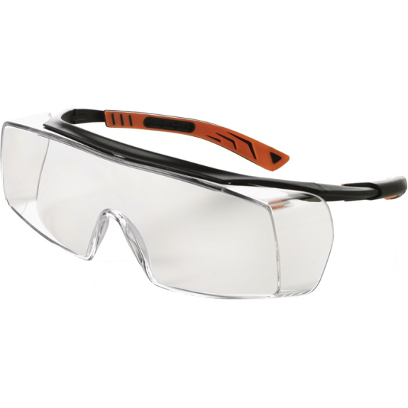 Lunettes de sécurité 5X7010000 EN 166, EN 170 FT K branches noires, verre PC incolore-Leer más