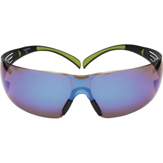 Schutzbrille SecureFit-SF400 EN 166,EN 172 Bügel schwarz grün,Scheiben blau PC-Beschreibung lesen