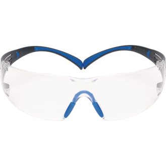 Schutzbrille SecureFit-SF400 EN 166-1FT Bügel graublau,Scheibe klar PC-Beschreibung lesen