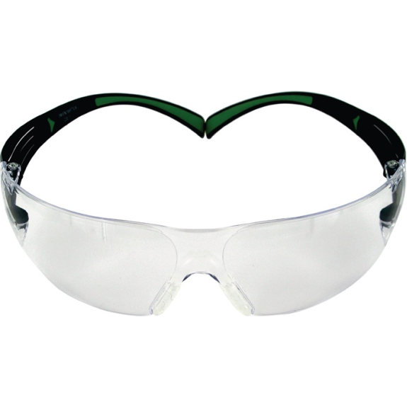 Schutzbrille SecureFit-SF400 EN 166,EN 172 Bügel schwarz grün,Scheibe I/O PC-Beschreibung lesen