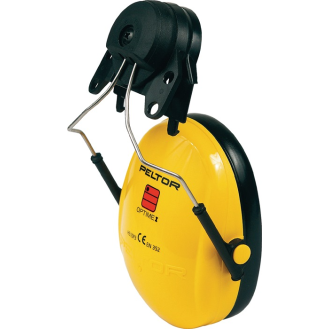 Gehörschutz OPTIME I EN 352-1-3 SNR 26 dB f.Helm m.2x16mm-Schlitzen PA-Beschreibung lesen
