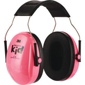 Kapselgehörschutz H510AK EN 352 SNR 27 dB Kopfbügel pink f.Kinder-Beschreibung lesen