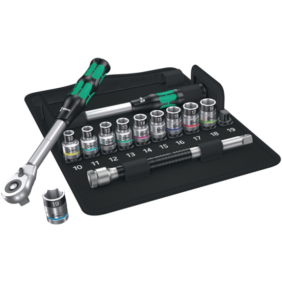 Steckschlüsselsz 8006 SC 1 13-tlg.1/2 Zoll SW 10-19mm Z.72 6KT Steckschlüsselsz 8006 SC 1 13-tlg.1/2 Zoll SW 10-19mm Z.72 6KT-Beschreibung lesen