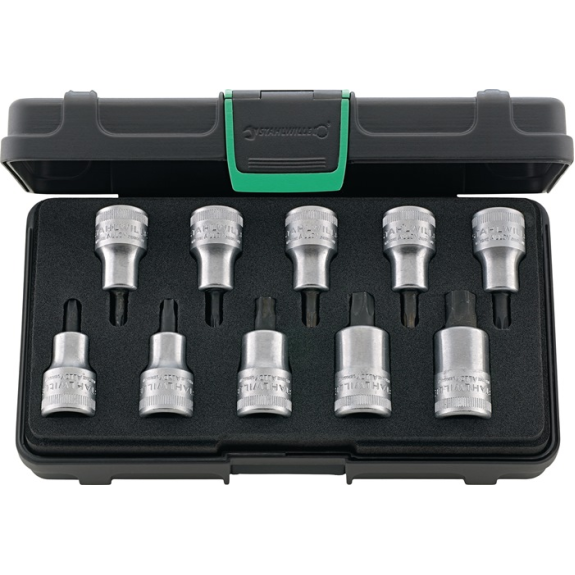 Steckschlüsselsatz TORX 10-teilig 1/2 Zoll-Beschreibung lesen