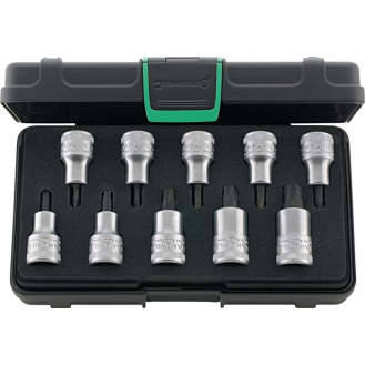 Steckschlüsselsatz TORX 10-teilig 1/2 Zoll-Beschreibung lesen