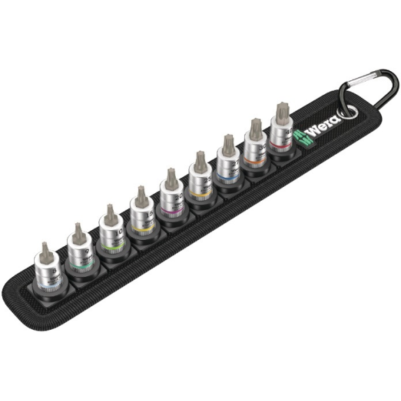 Steckschlüsselsz Belt 3 9-tlg.1/4 Zoll T8-T40 f.Innen-Torx-Schrauben-Beschreibung lesen