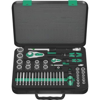 Steckschlüsselsz 8100 SA/SC 2 Zyklop 43-tlg.1/4+1/2 Zoll SW 4-24mm-Beschreibung lesen