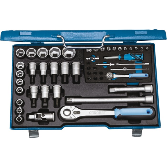 Steckschlüsselsz 19 V20U-10 50-tlg.1/4+1/2 Zoll SW 4-30mm Z.72/48 6KT-Beschreibung lesen