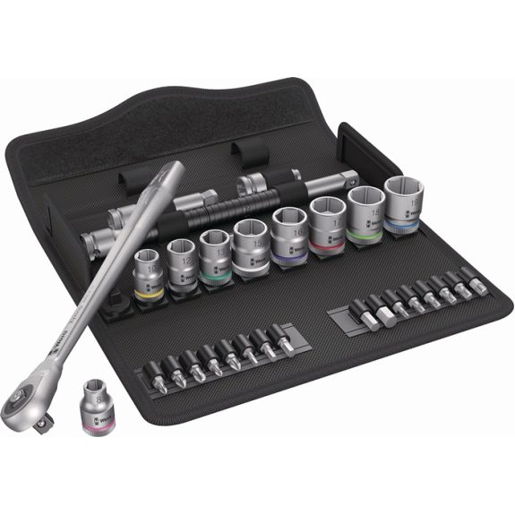 Steckschlüsselsz Zyklop Metal 29-tlg.3/8 Zoll SW 8-19mm Z.76 6KT-Beschreibung lesen