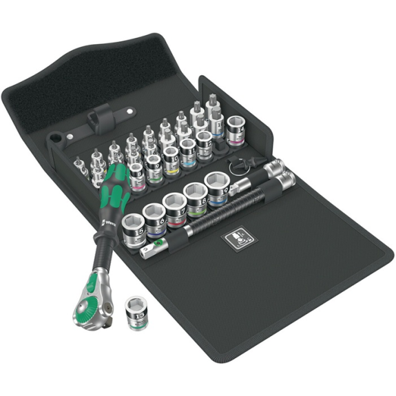 Jeu de clés à douilles 8100 SB ALL-in Zyklop Speed 35 pièces 3/8 pouces SW 6-19mm-Leer más