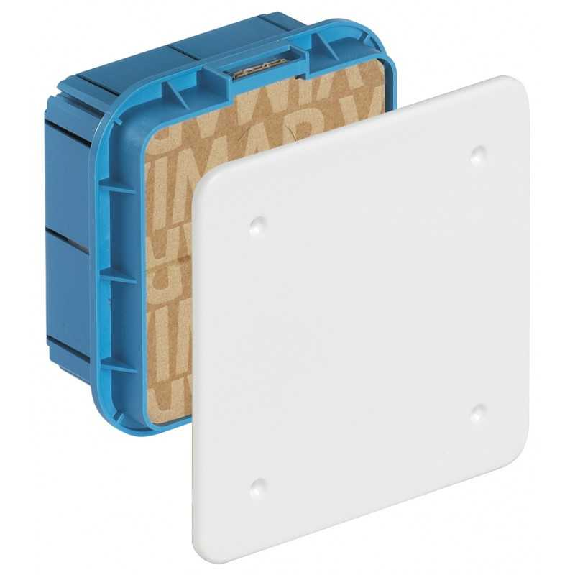Scatola di derivazioneda incasso con coperchio e viti 92x92x50 V70001-Leggi tutto