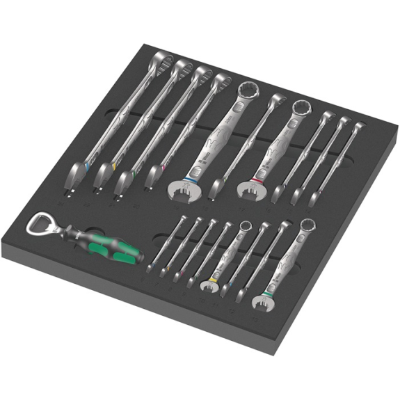 Module d'outils 19 pièces avec mousse-Lire la description