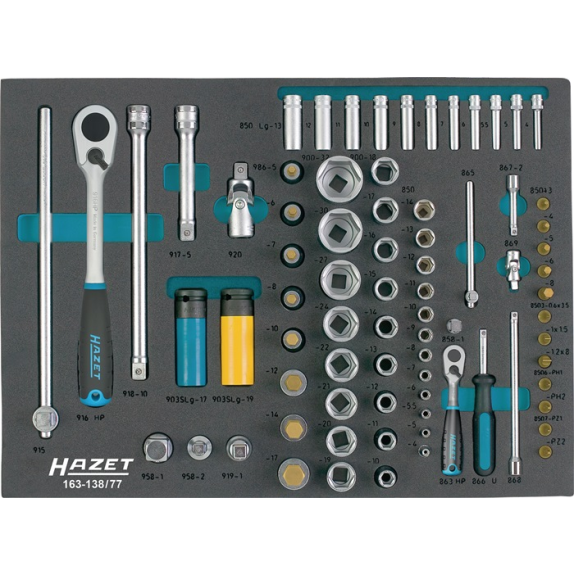 Module d'outils 163-138/77 77 pièces.-Lire la description