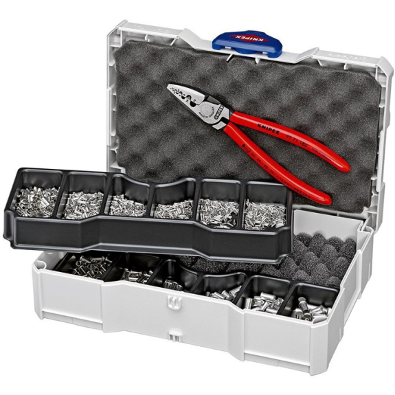 Aderendhülsensortiment 1401tlg.0,75-25,00mm² Crimpzange-Beschreibung lesen