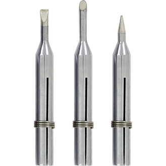 Lötspitzenset LONG-LIFE 15W angeschrägt/bleistiftspitz/meißelförmig B.4mm-Beschreibung lesen