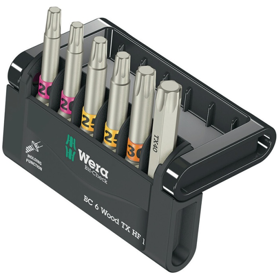 Bitsortiment Bit-Check 6 Wood TX HF 1 6-tlg.TX-Beschreibung lesen