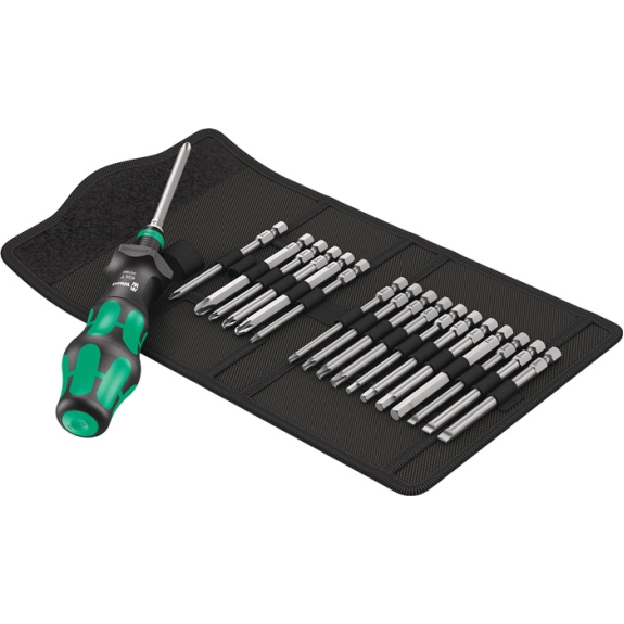 Bitsortiment KK Turbo 1 19-tlg.Schlitz/PH/PZD/TORX/6Kt.-Beschreibung lesen