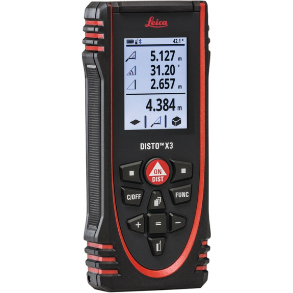 Laserentfernungsmesser DISTO X3 0,05-150m ± 1 mm IP 65-Beschreibung lesen