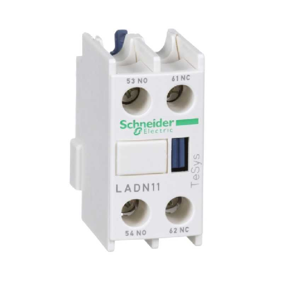 Contatti ausiliari aggancio frontale Telemecanique  1NA+1NC per LC1D09-32 LADN11-Leggi tutto