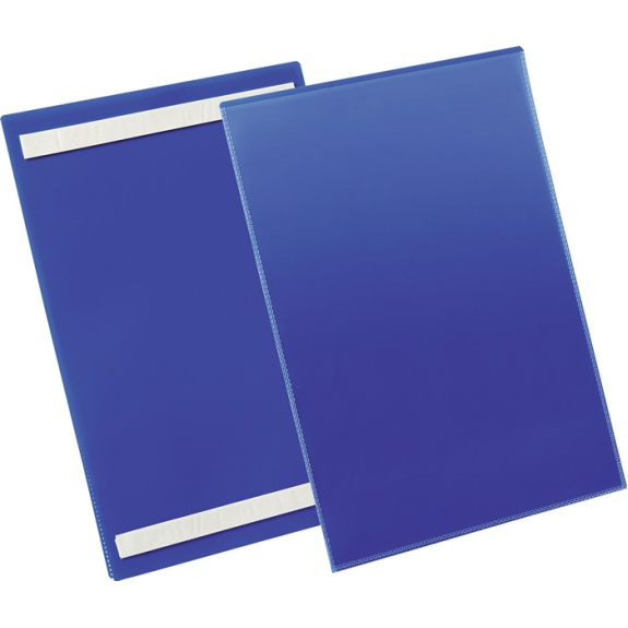 Etikettentasche B210xH297mm blau selbstkl.50St./Pack-Beschreibung lesen