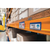 Etikettentasche B150xH67mm blau magn.50St./Pack Etikettentasche B150xH67mm blau magn.50St./Pack