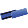 Etikettentasche B210xH74mm blau magn.50