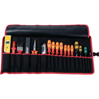 Werkzeugrolltasche 20 Fächer B740xH330mm Nyl.schwarz/rot PAR-Beschreibung lesen