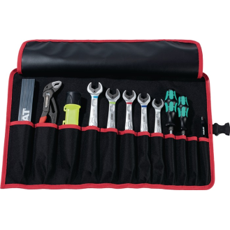 Werkzeugrolltasche 12 Fächer B540xH330mm Nyl.schwarz/rot PAR-Beschreibung lesen
