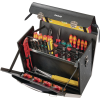 Werkzeugtasche aus Leder und HDPE 33L