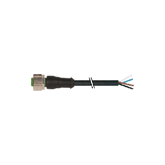 Connettore M12 4 poli femmina 4x0.34mmq  7000122216140500-Leggi tutto
