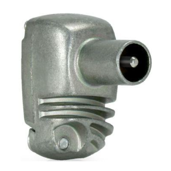 Connecteur PROeasyF IEC mâle blindé à 90 degrés pour câbles de diamètre 5-7,5 mm 413210-Leer más