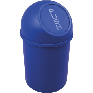 Abfallbehälter H375xØ214mm 6l blau-Beschreibung lesen