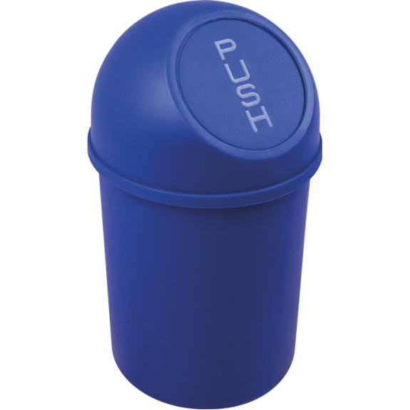 Abfallbehälter H375xØ214mm 6l blau-Beschreibung lesen