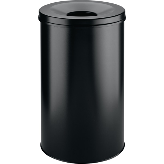 Conteneur à déchets H662xØ375mm 60l noir-Leggi tutto