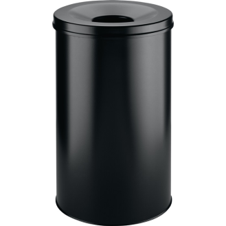 Abfallbehälter H662xØ375mm 60l schwarz-Beschreibung lesen