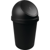 Abfallbehälter H700xØ40m 45l schwarz Abfallbehälter H700xØ40m 45l schwarz