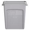 Wertstoffsammler 60l H635xB279xT558mm grau m.Lüftungskanälen
