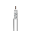 Cavo coassiale Bianco T100 RG6 classe A diametro 6.8mm in rame e PVC 100 metri  2126
