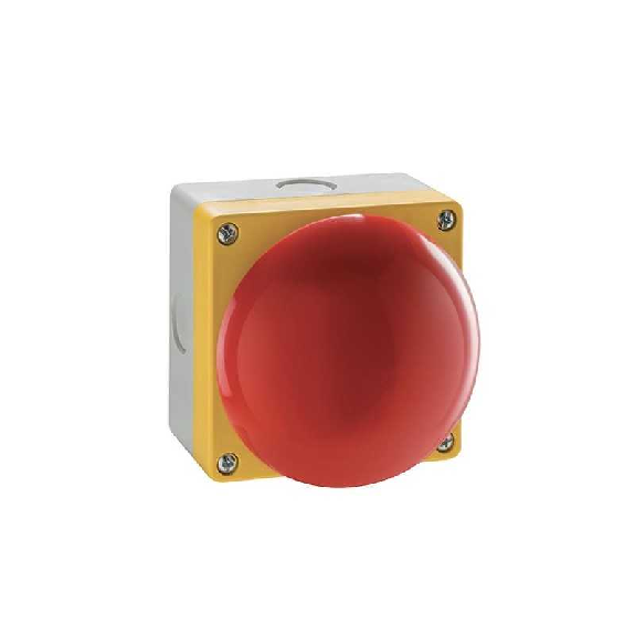 Pulsante a fungo con sgancio a trazione 1 NA + 1 NC  LP9P11R-Leggi tutto