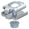 Morsetto con vite in acciaio inox 34x29x24mm per passerelle grigliate GSV 34 A2 6016642
