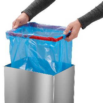 Abfallbehälter H763xB339xT260mm 52l VA-Beschreibung lesen