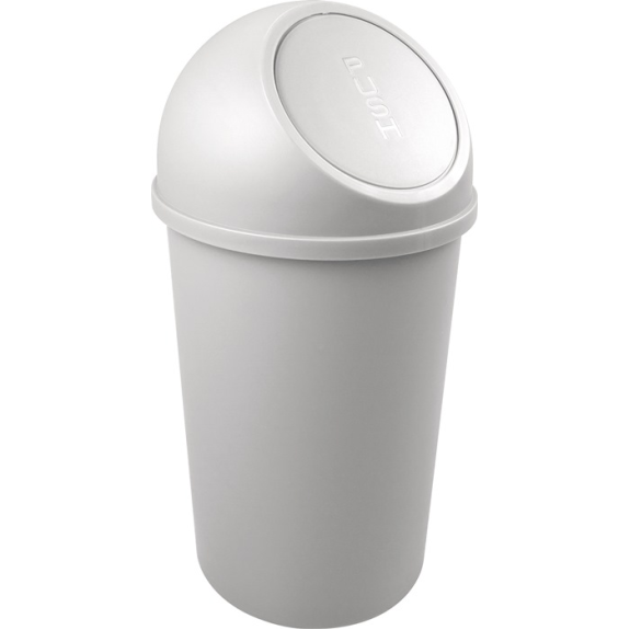 Abfallbehälter H615xØ312mm 25l lichtgrau-Beschreibung lesen