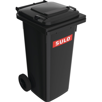 Müllgroßbehälter 120l HDPE anthrazitgrau fahrbar,n.EN 840-Beschreibung lesen