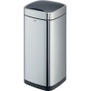 Abfallsammler NO TOUCH 35L 35l H690mm VA/Ku.metallic silber