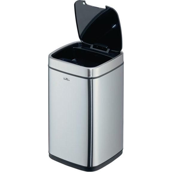 Abfallsammler NO TOUCH 12L 12l H430mm VA/Ku.metallic silber-Beschreibung lesen