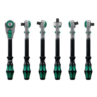 Schwenk- u.U.-Knarre Zyklop Speed 1/4 Zoll Anz.Z.72 L.152mm 2K-Griff-Beschreibung lesen