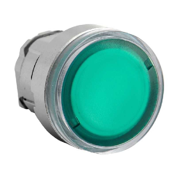 Pulsante illuminabile Verde foro 22  ZB4BW333-Leggi tutto