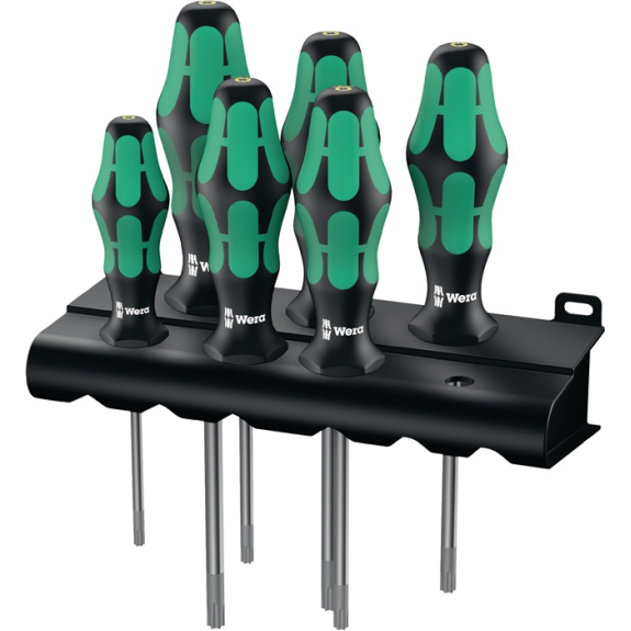 Schraubendrehersz 367/6 TORX HF 6-tlg.TORX 2K-Griff Rundkl.-Beschreibung lesen
