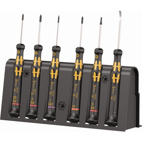 mechanikerschraubendrehersz Kraftform Micro 6 ESD 6-tlg.-Beschreibung lesen